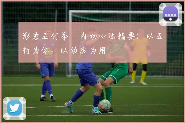 形意五行拳・内功心法精要:以五行为体,以劲法为用