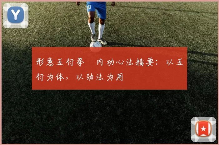 形意五行拳・内功心法精要：以五行为体，以劲法为用