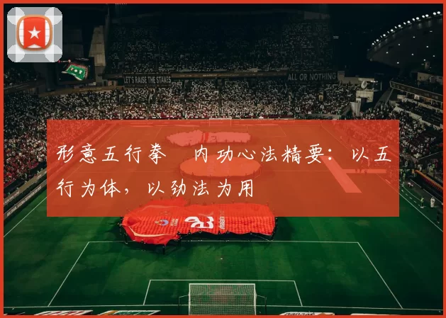 形意五行拳・内功心法精要：以五行为体，以劲法为用