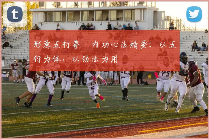 形意五行拳・内功心法精要：以五行为体，以劲法为用