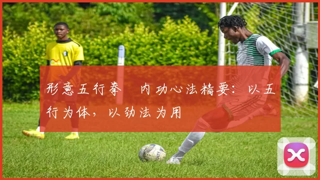 形意五行拳・内功心法精要：以五行为体，以劲法为用