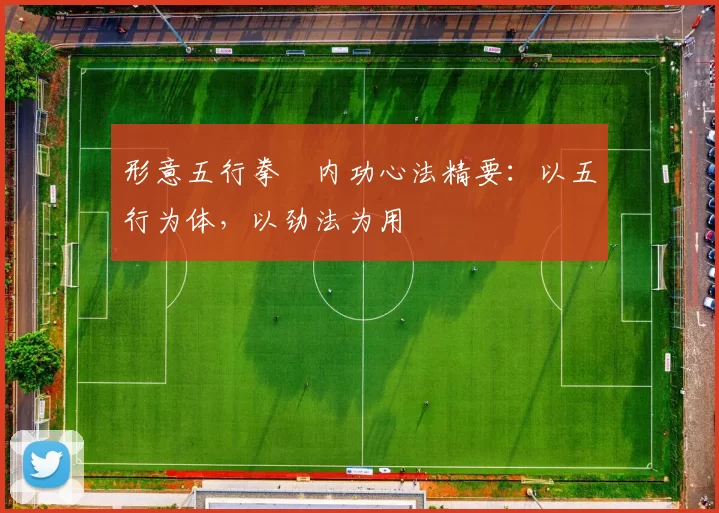 形意五行拳・内功心法精要：以五行为体，以劲法为用