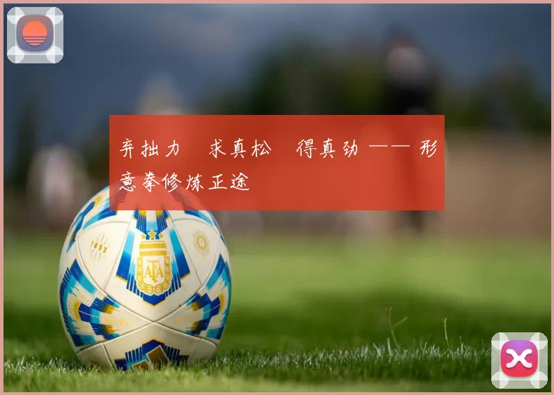 弃拙力・求真松・得真劲 —— 形意拳修炼正途