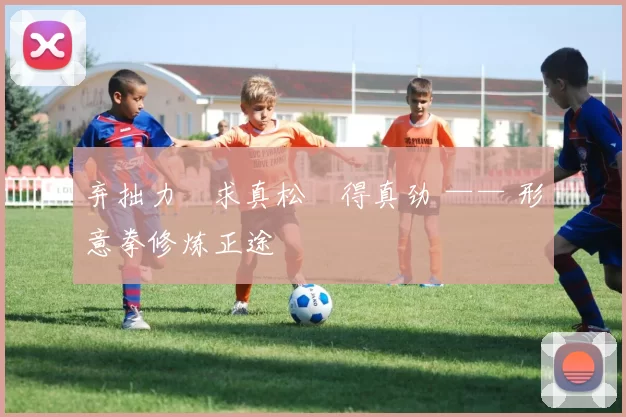 弃拙力・求真松・得真劲 —— 形意拳修炼正途