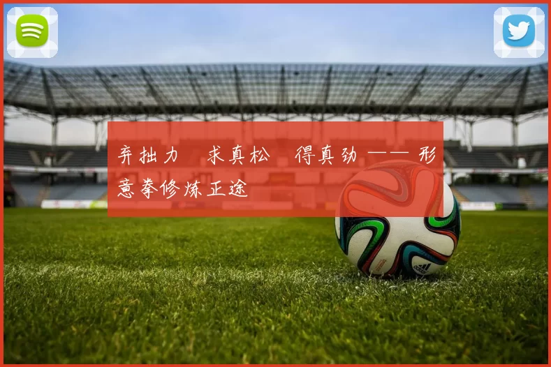 弃拙力・求真松・得真劲 —— 形意拳修炼正途