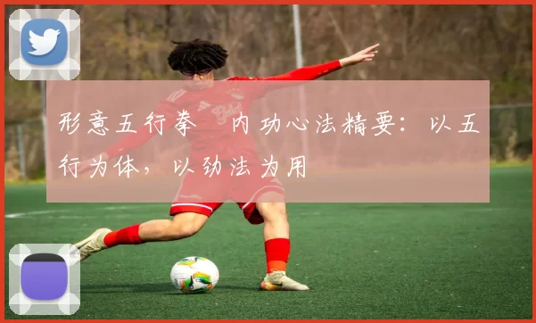形意五行拳・内功心法精要：以五行为体，以劲法为用