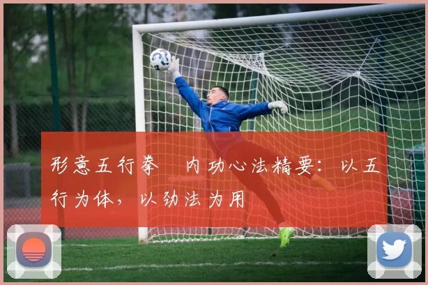 形意五行拳・内功心法精要：以五行为体，以劲法为用