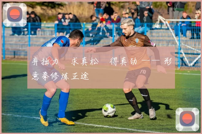 弃拙力・求真松・得真劲 —— 形意拳修炼正途