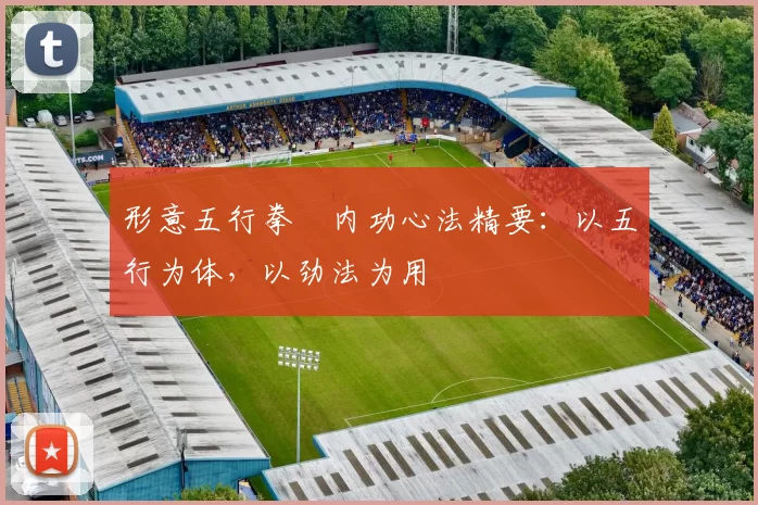 形意五行拳・内功心法精要:以五行为体,以劲法为用