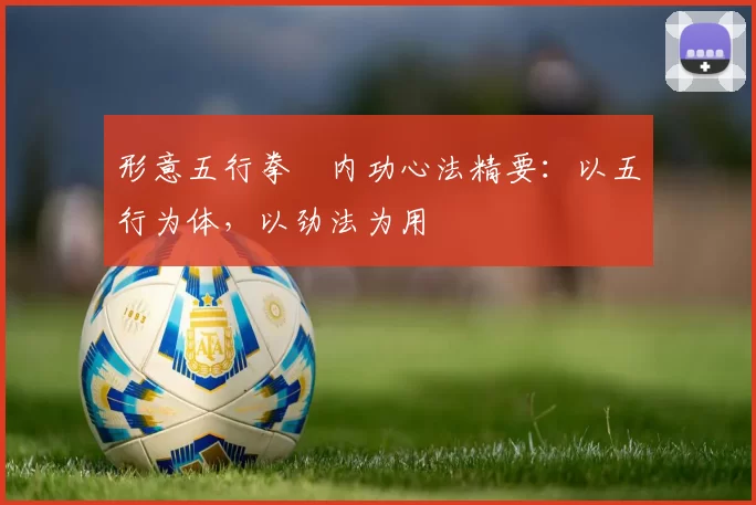 形意五行拳・内功心法精要：以五行为体，以劲法为用