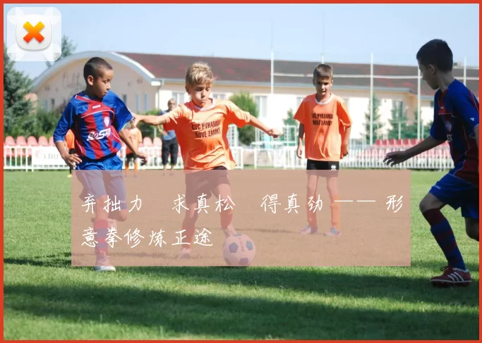 弃拙力・求真松・得真劲 —— 形意拳修炼正途