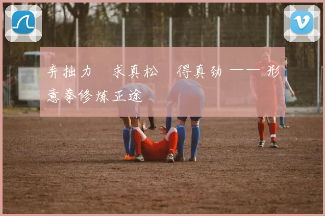 弃拙力・求真松・得真劲 —— 形意拳修炼正途
