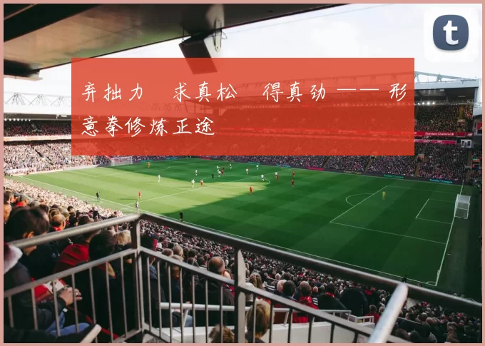 弃拙力・求真松・得真劲 —— 形意拳修炼正途