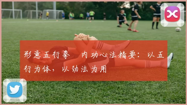 形意五行拳・内功心法精要：以五行为体，以劲法为用