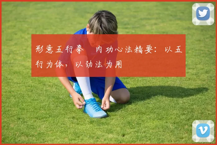 形意五行拳・内功心法精要：以五行为体，以劲法为用