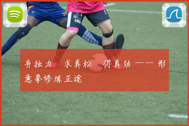 弃拙力・求真松・得真劲 —— 形意拳修炼正途